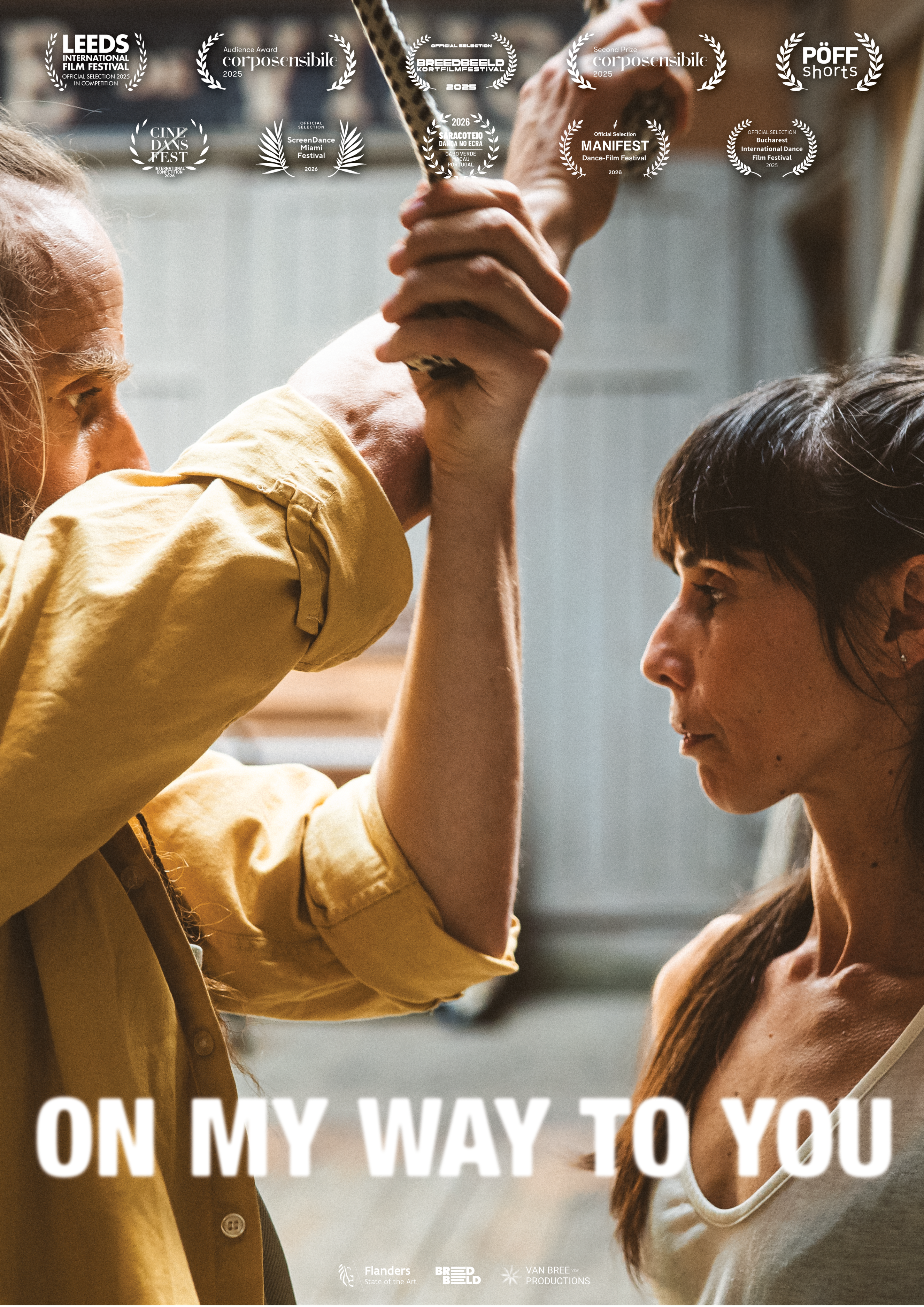 On my way to you poster
